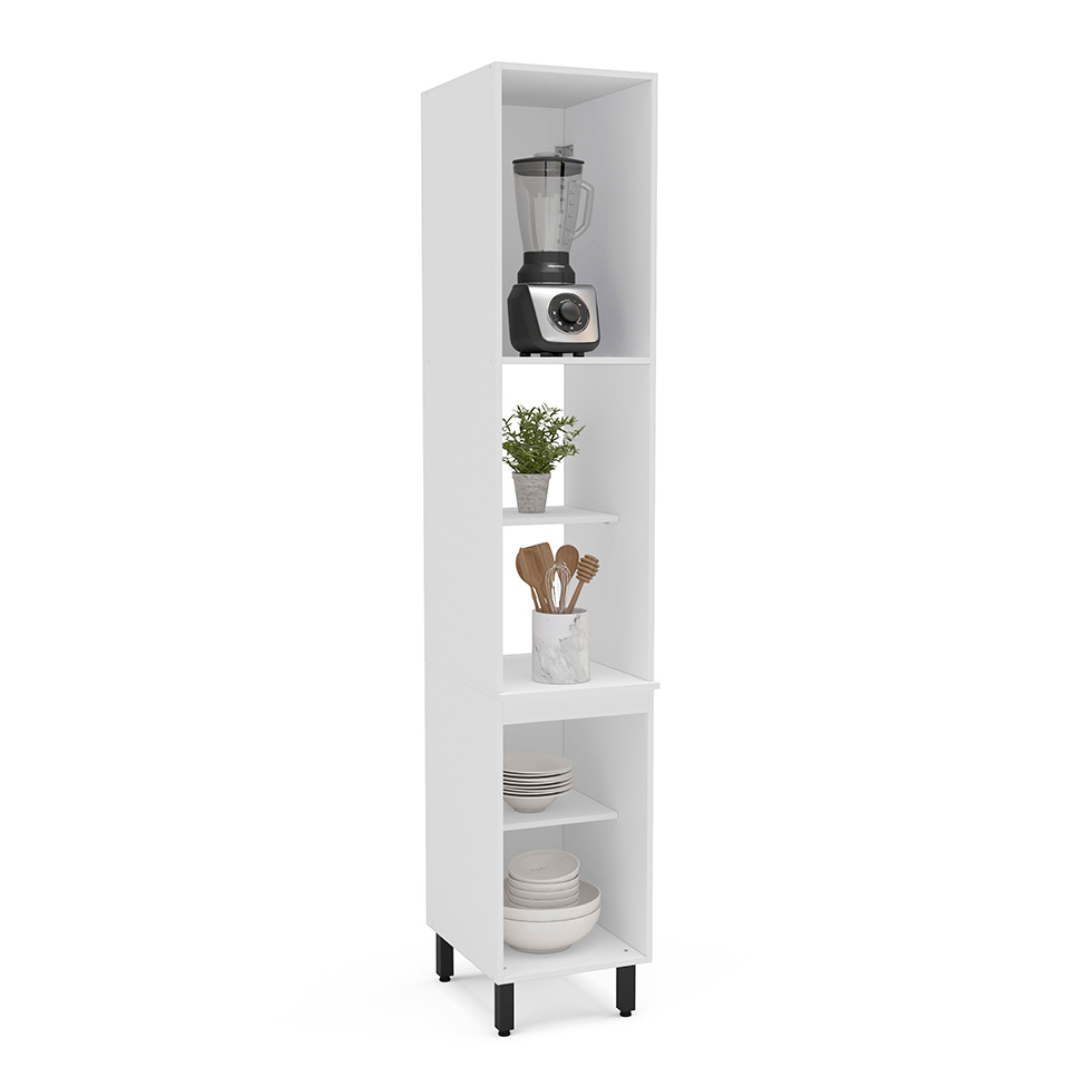 Paneleiro Amara 2 Portas Creme e Branco