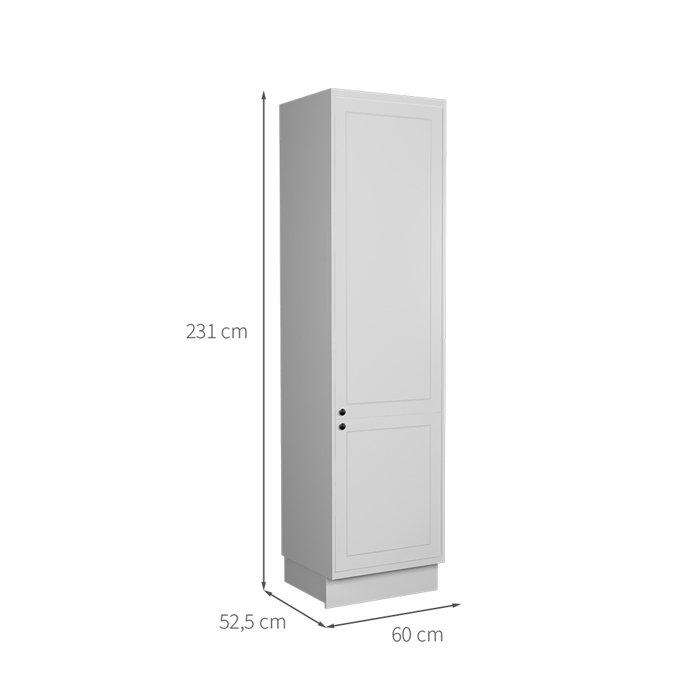 Paneleiro Évora 2 Portas Branco Ártico
