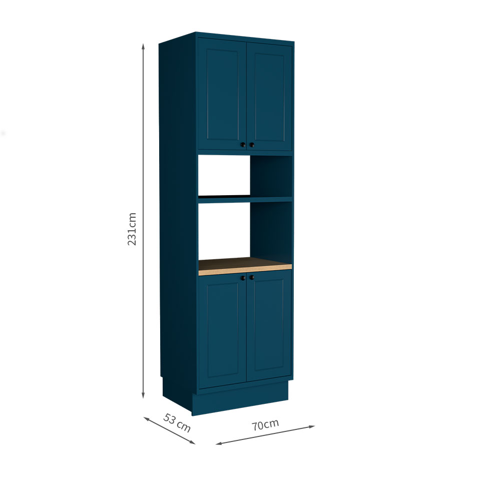 Paneleiro Évora 4 Portas Azul Orion