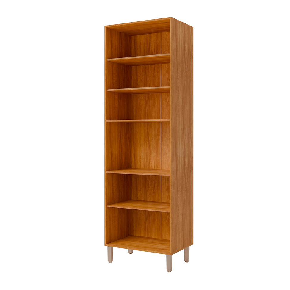 Paneleiro Domus 100% MDF 4 Portas Cinamomo e Off White