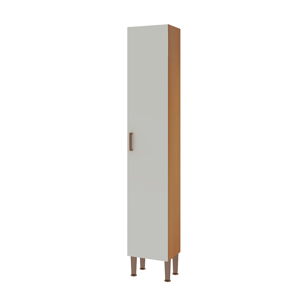 Paneleiro Essência 100% MDF 1 Porta Freijó e Off White