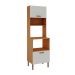 Paneleiro Essência 100% MDF 2 Portas Freijó e Off White
