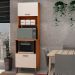 Paneleiro Essência 100% MDF 2 Portas Freijó e Off White