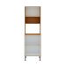 Paneleiro Essência 100% MDF 3 Portas Freijó e Off White