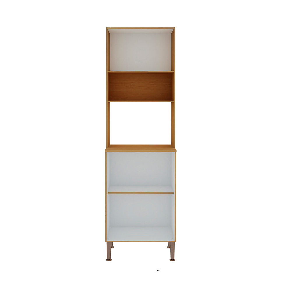 Paneleiro Essência 100% MDF 3 Portas Freijó e Off White