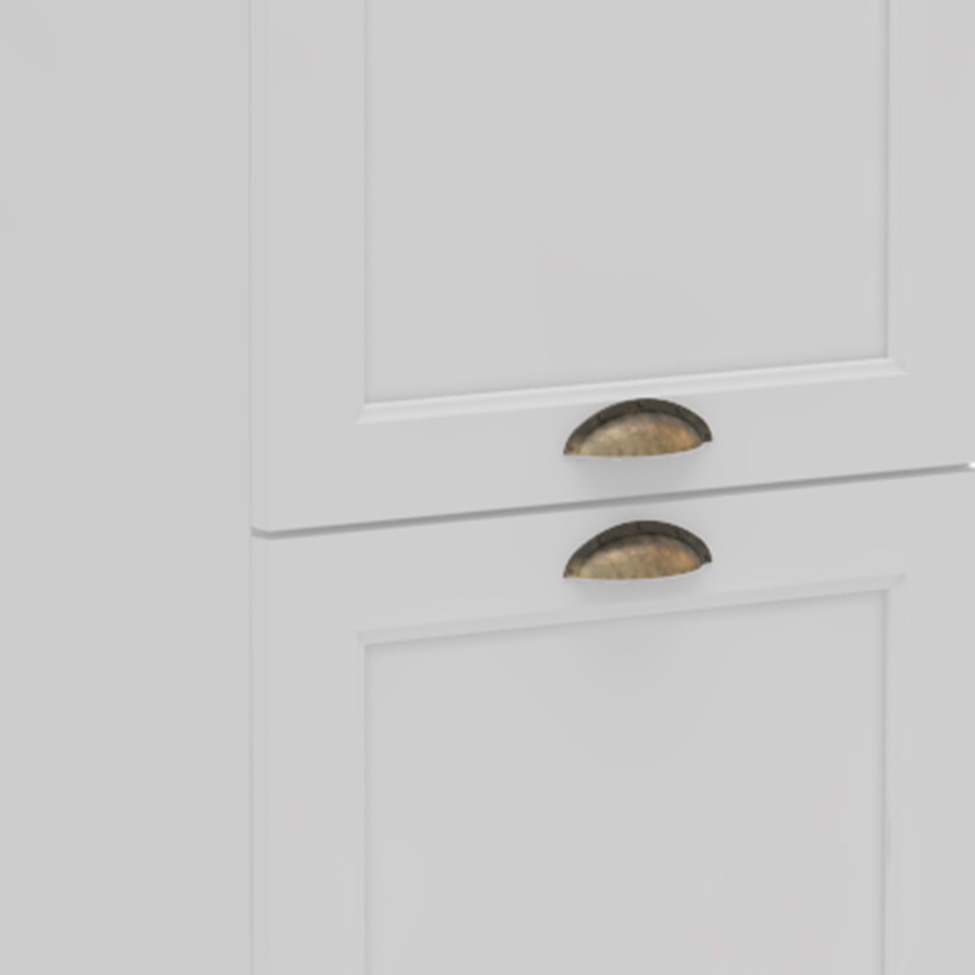Paneleiro Lavanda 2 Portas Branco 45 cm