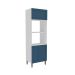 Paneleiro Lavanda 3 Portas Azul e Branco