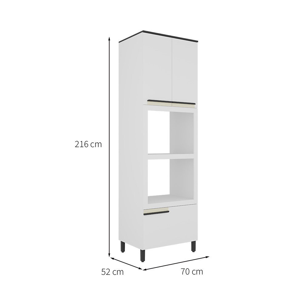 Paneleiro Manhattan Branco Ártico