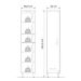 Paneleiro Top Class 2 Portas Branco