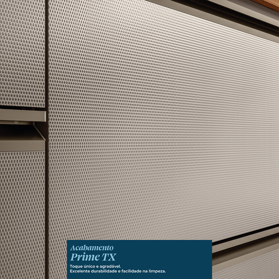 Paneleiro Torre Quente Proença 2 Portas 1 Gaveta Bege e Nogueira