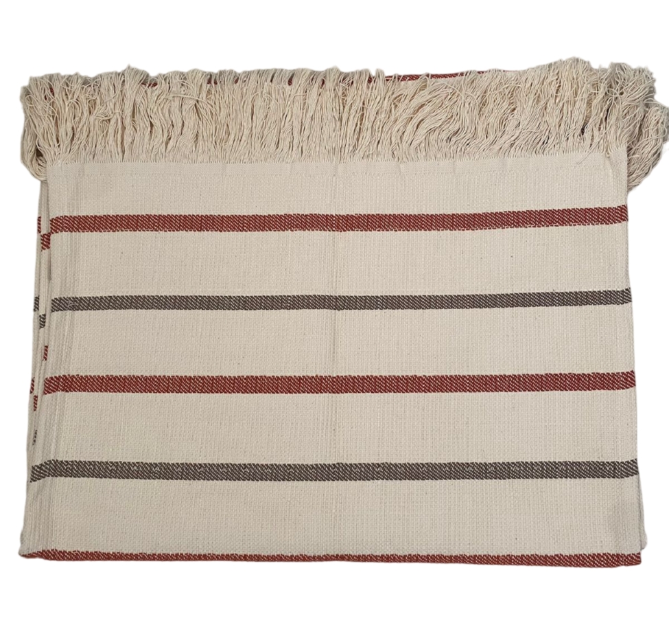 Passadeira Natural Terracota e Bege 100x60 cm