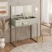 Penteadeira Industrial Lady 1 Porta 1 Gaveta Off White