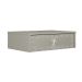 Penteadeira Suspensa Strass 1 Gaveta Off White 50 cm