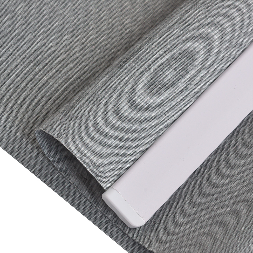 Persiana Blackout Bloom Dual Block Linho Cinza 140x160