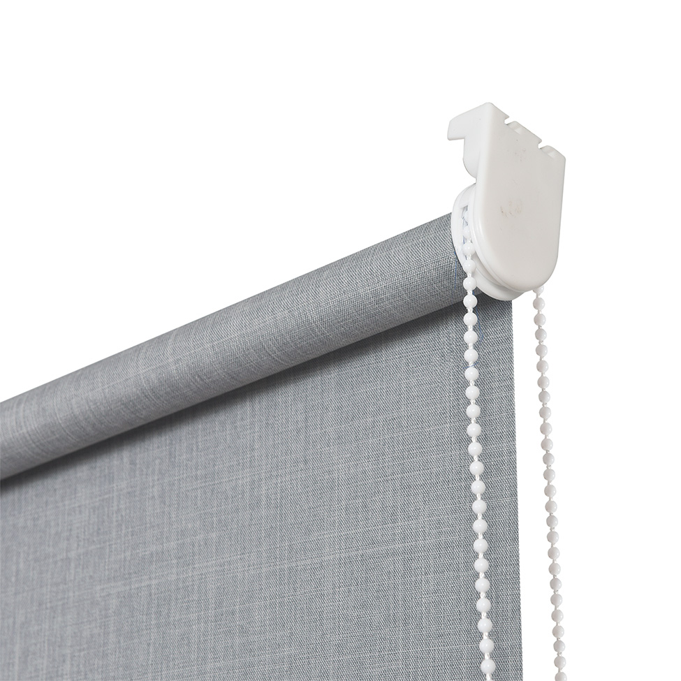 Persiana Blackout Bloom Dual Block Linho Cinza 160x160