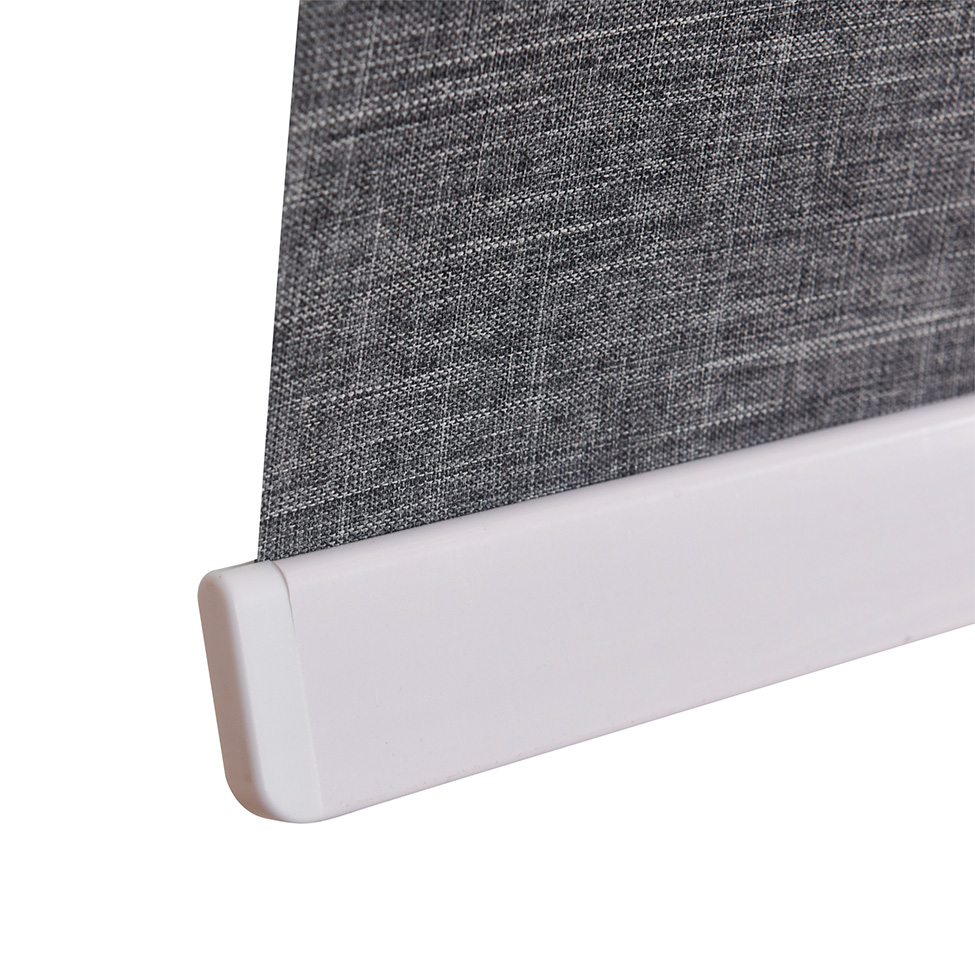 Persiana Blackout Bloom Dual Block Linho Cinza Escuro 160x160