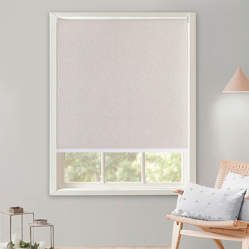 Persiana Blackout Bloom Linho Bege 140x160