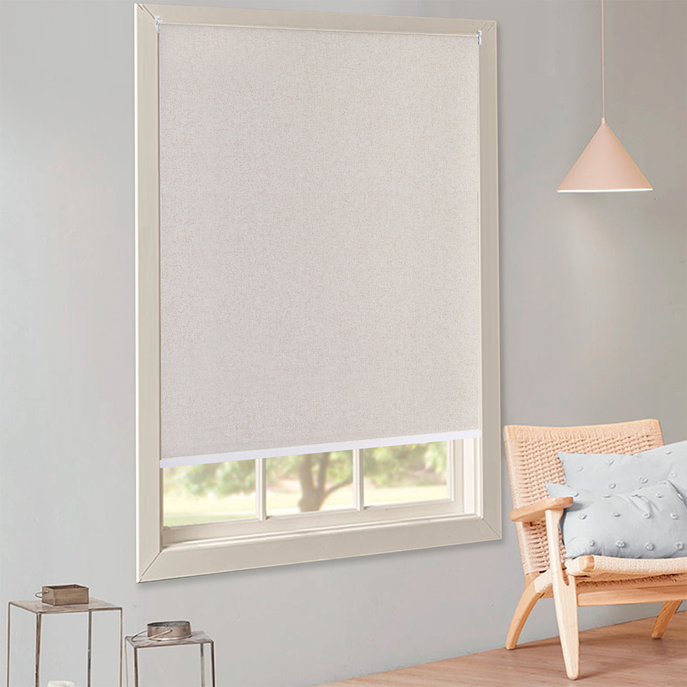 Persiana Blackout Bloom Linho Bege 140x160