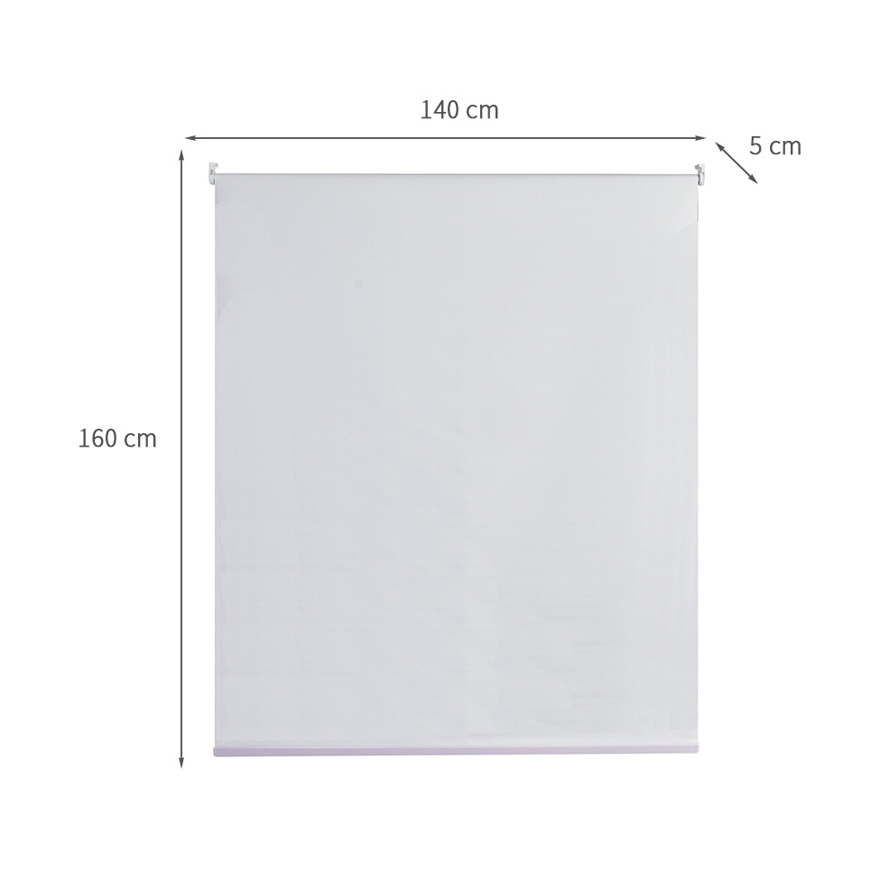 Persiana Blackout Bloom Linho Branca 140x160