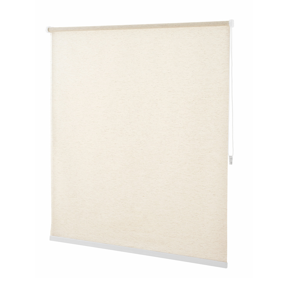 Persiana Corta Luz Bloom Linho Bege 160x160