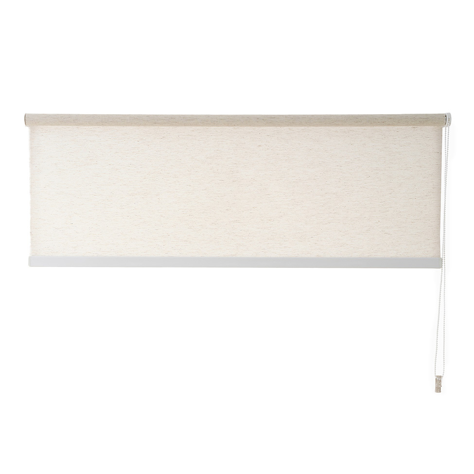 Persiana Corta Luz Bloom Linho Bege 160x160