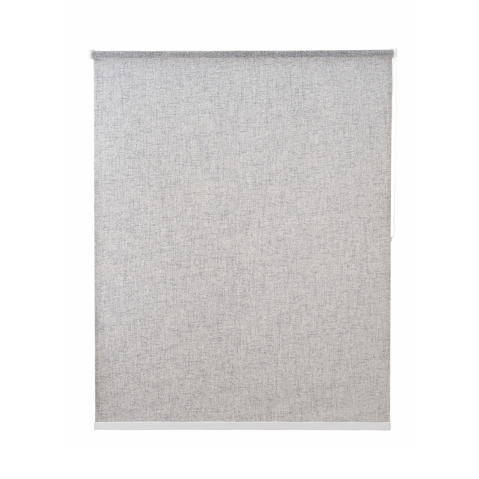 Persiana Corta Luz Bloom Linho Cinza 140x160