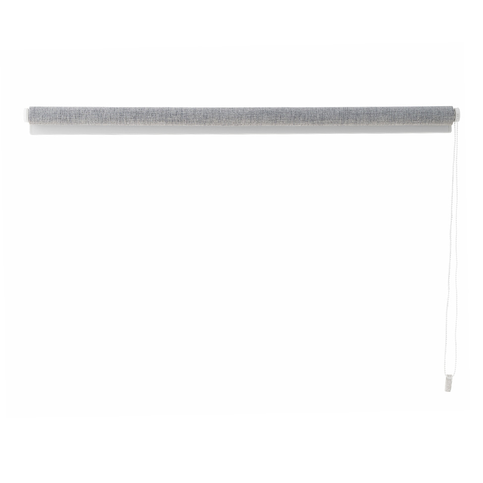 Persiana Corta Luz Bloom Linho Cinza 160x160