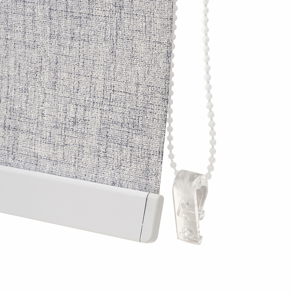 Persiana Corta Luz Bloom Linho Cinza 160x160