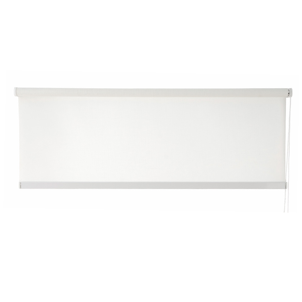 Persiana Corta Luz Bloom Linho Off White 140x160
