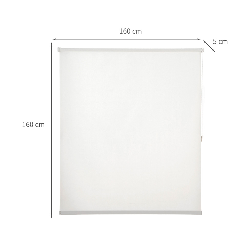 Persiana Corta Luz Bloom Linho Off White 160x160