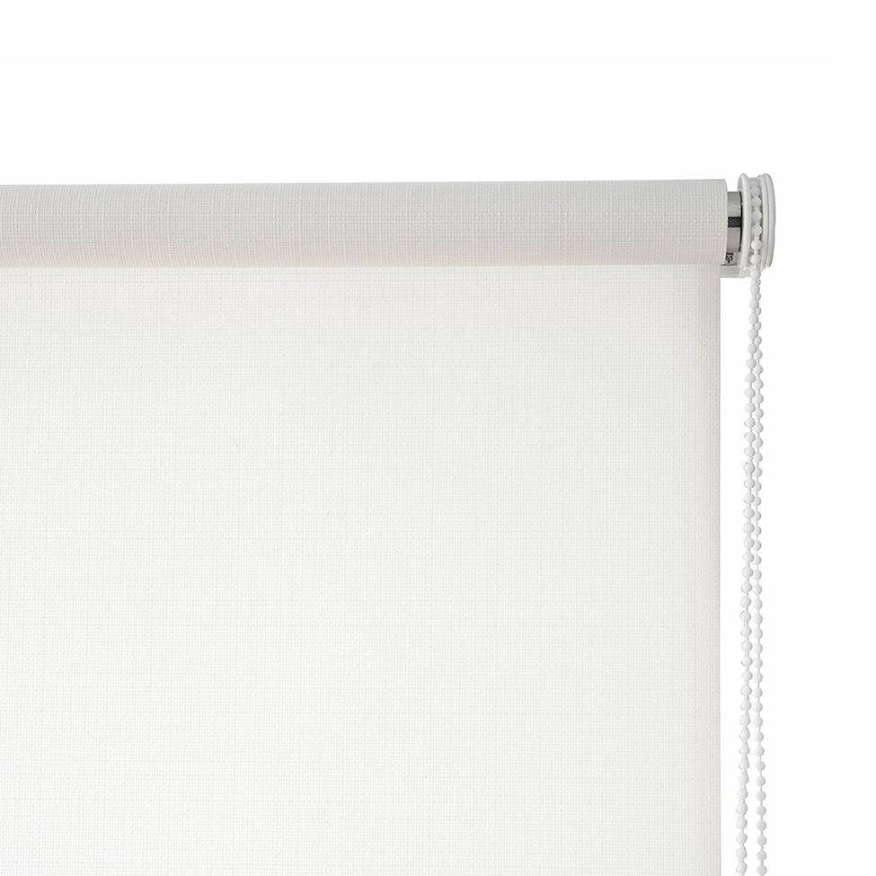 Persiana Corta Luz Bloom Linho Off White 160x160