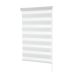 Persiana Rolo Dupla Zebra Branca 120x260