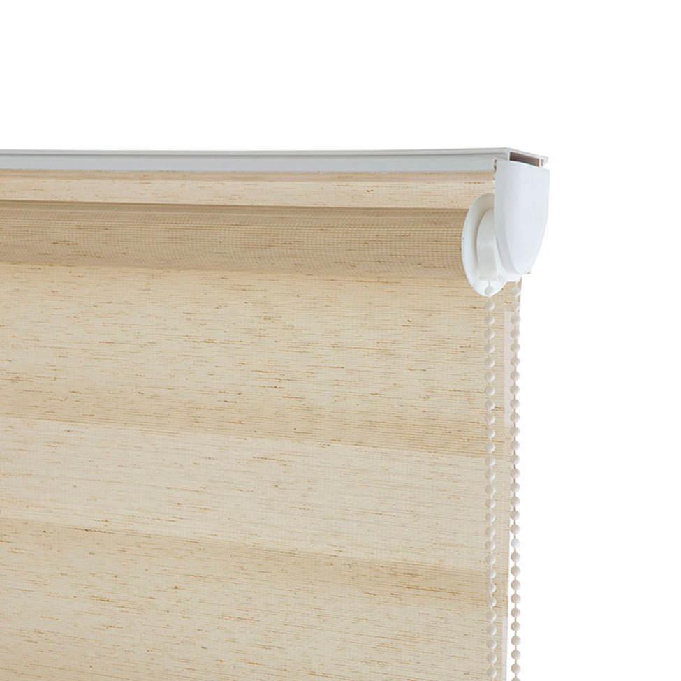 Persiana Rolo Dupla Zebra Linho Bege 120x260