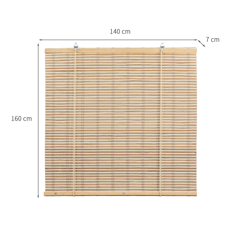 Persiana Rolo Hanoy Bambu Cedro 140x160