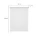 Persiana Rolo Solar Screen Branca 140x260