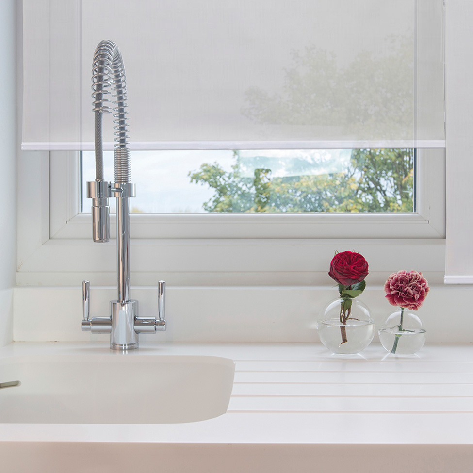 Persiana Rolo Solar Screen Branca 160x260