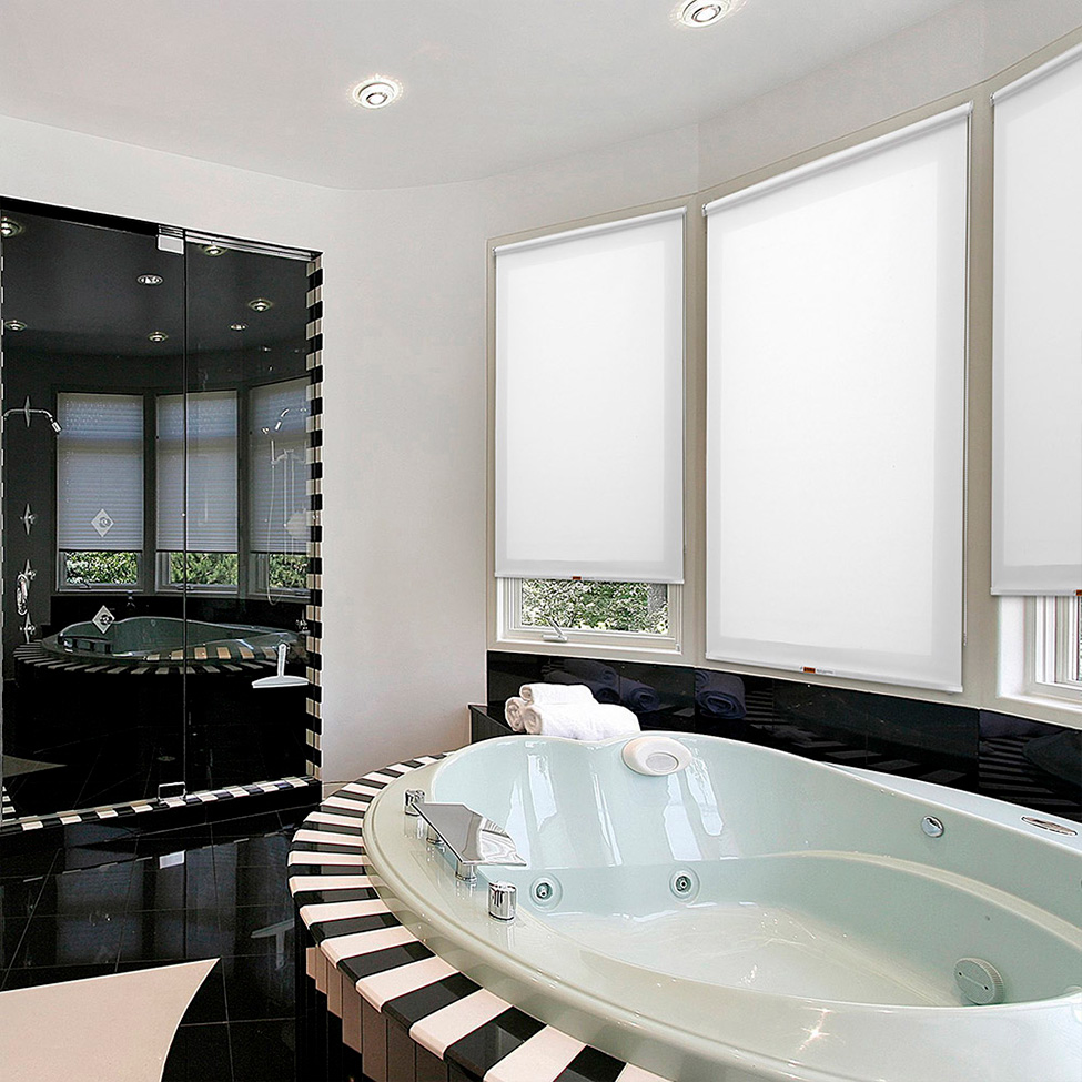 Persiana Rolo Solar Screen Branca 160x260