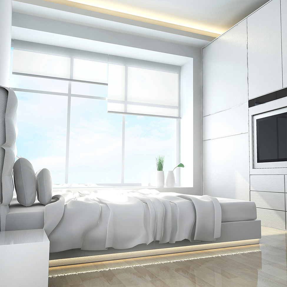 Persiana Rolo Solar Screen Branca 160x260