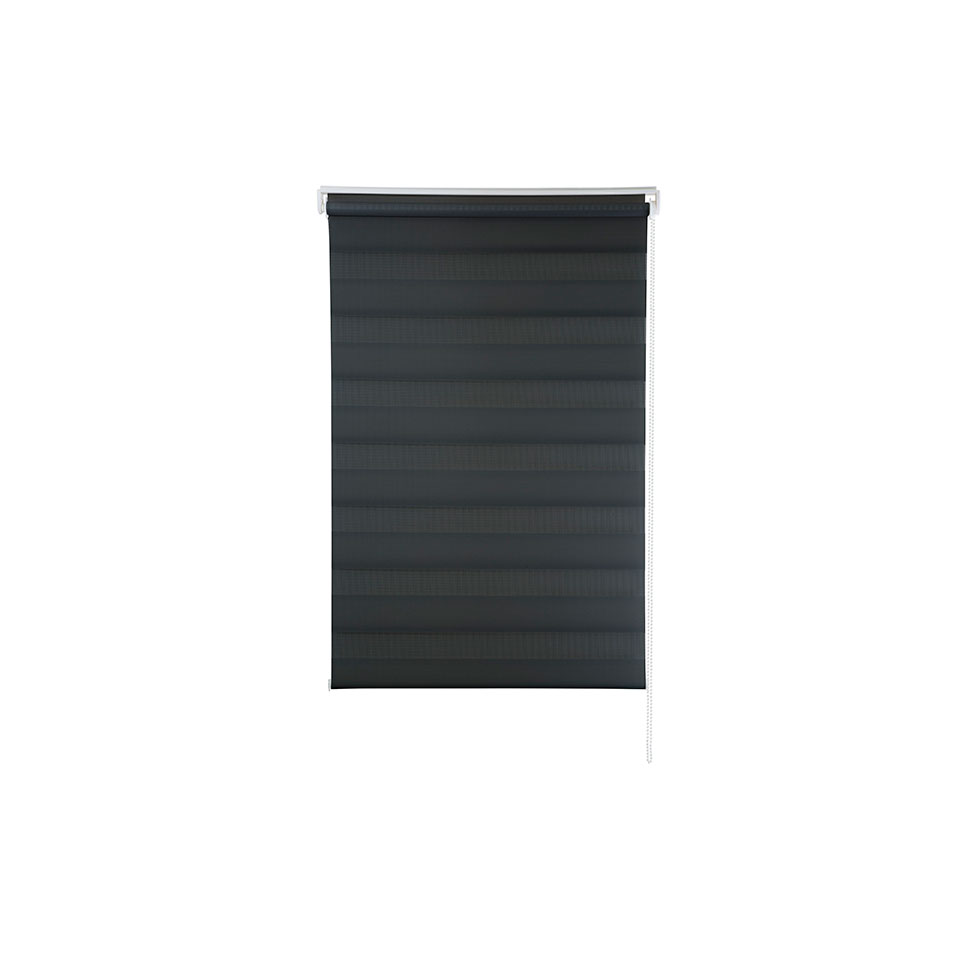 Persiana Zebra 160X160 Preta
