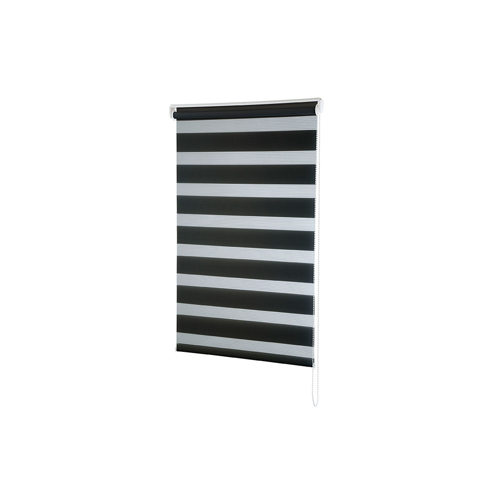 Persiana Zebra 160X160 Preta