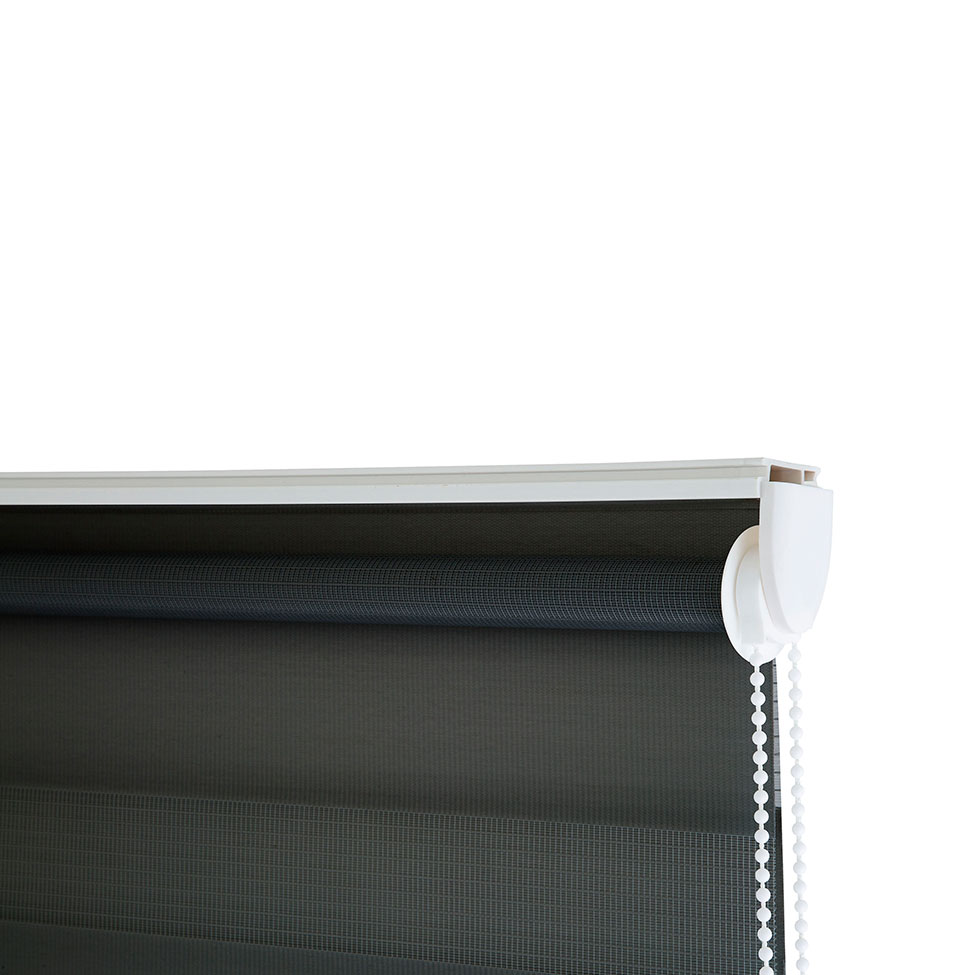 Persiana Zebra 160X160 Preta