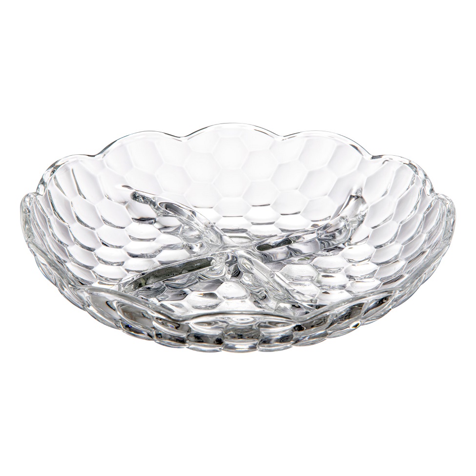 Petisqueira Full Transparente Martelada