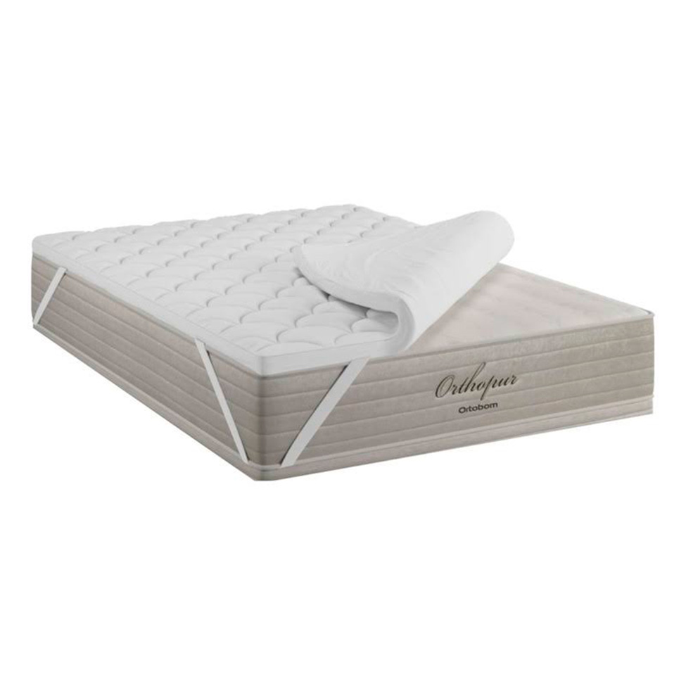 Pillow Top Casal Percal 200 Fios Branco