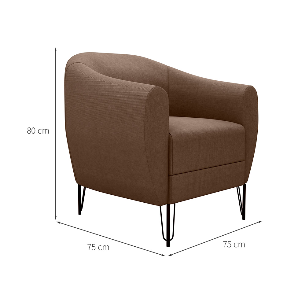 Poltorna Kansas Suede Marrom