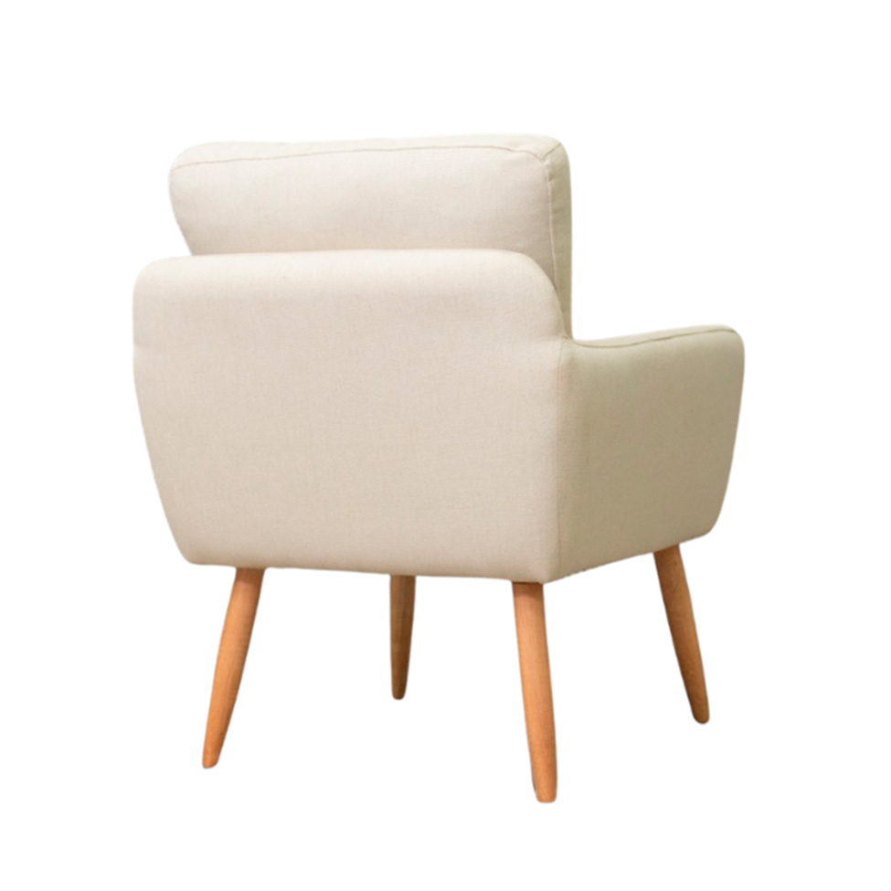 Poltrona Amsterdã Linho Bege