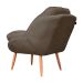Poltrona Celine Veludo Chocolate