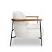Poltrona Ellie Linho Bouclé Off White