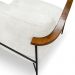 Poltrona Ellie Linho Bouclé Off White