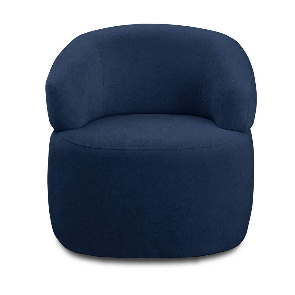 Poltrona Giratória Carmin Azul