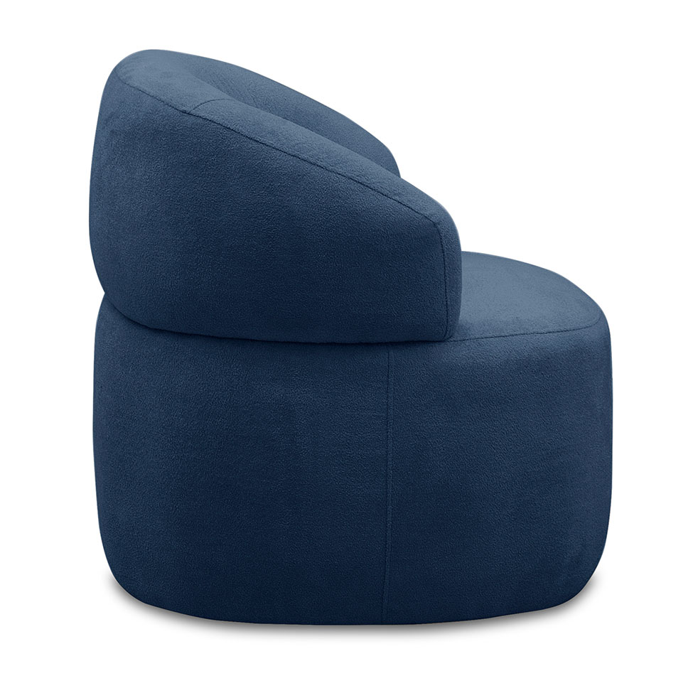 Poltrona Giratória Carmin Azul